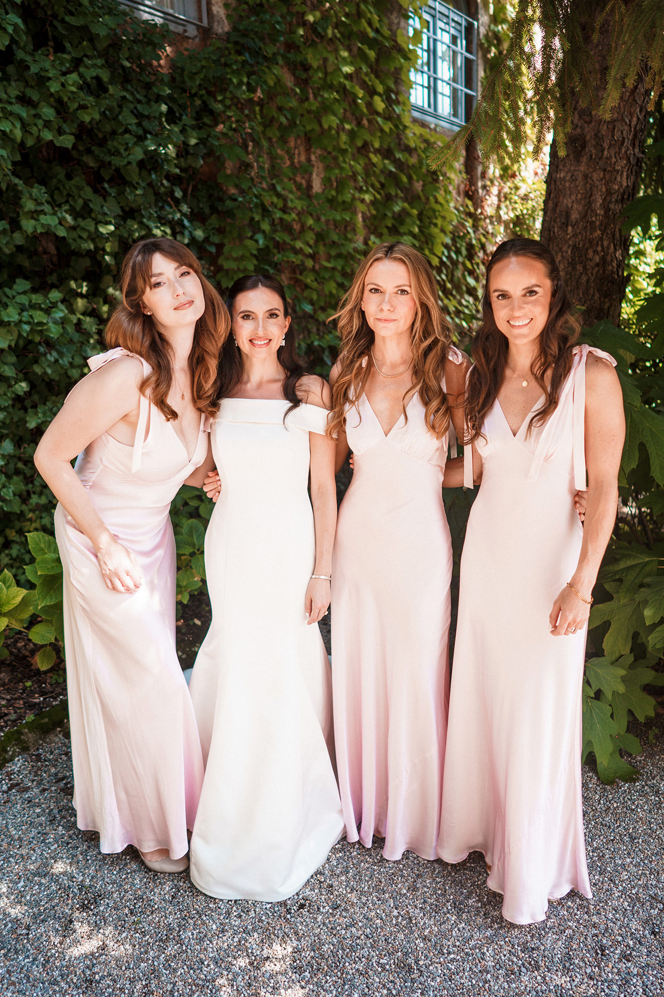 Pre-ceremony portraits on the wedding morning