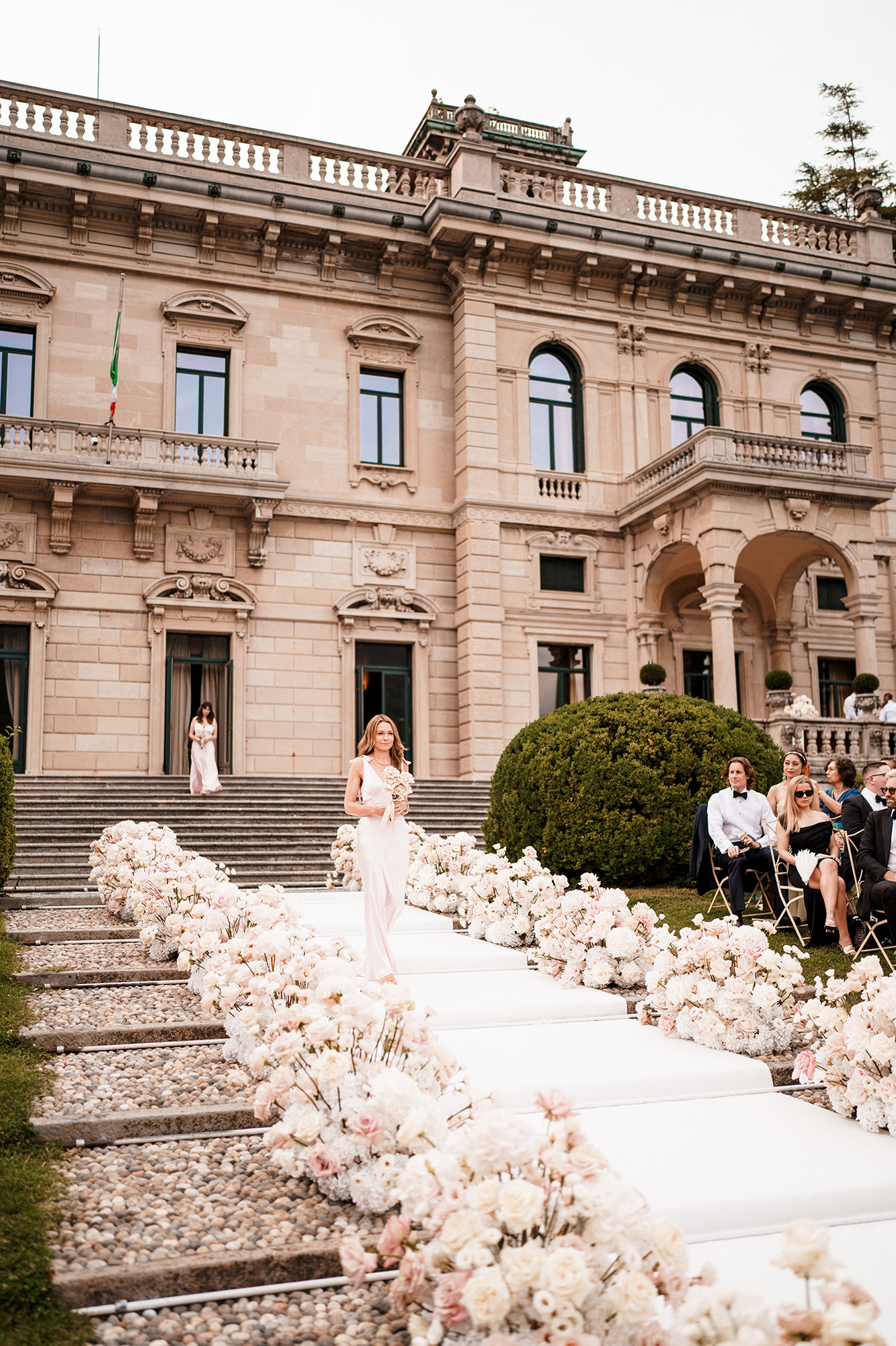Aperol Spritz drinks reception at Villa Erba