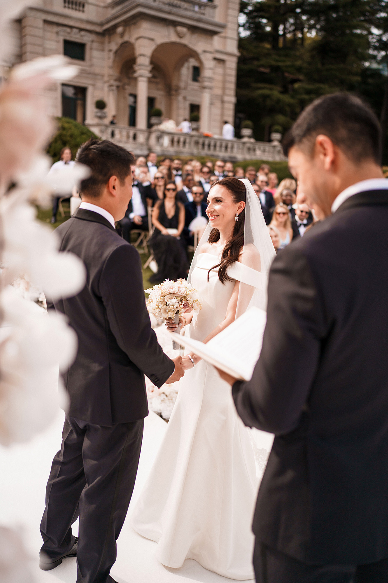 Celebration and congratulations after the ceremony