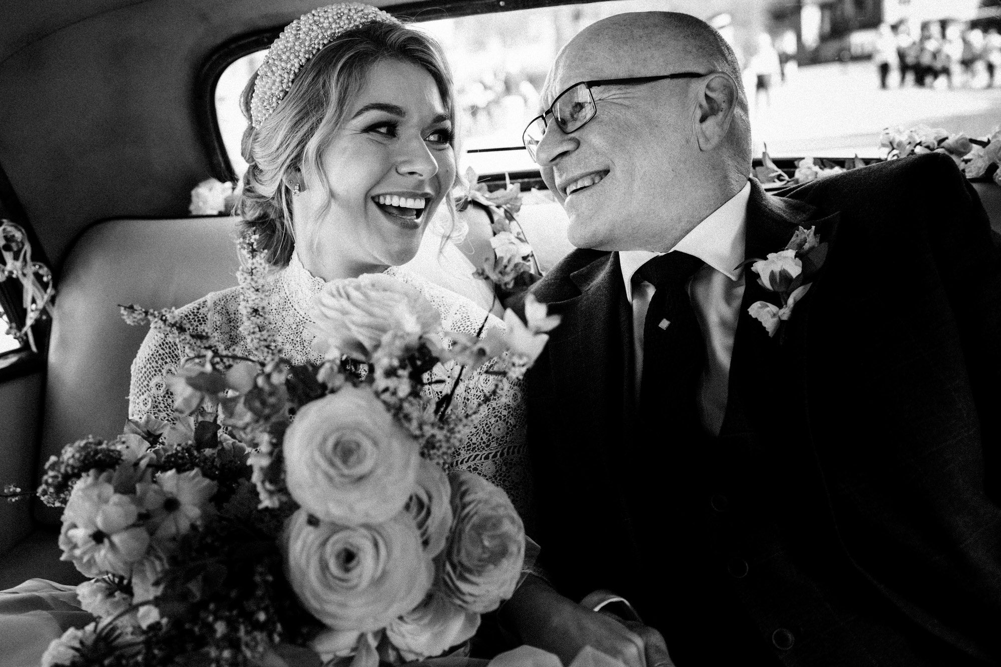 couple sharing a natural moment together
