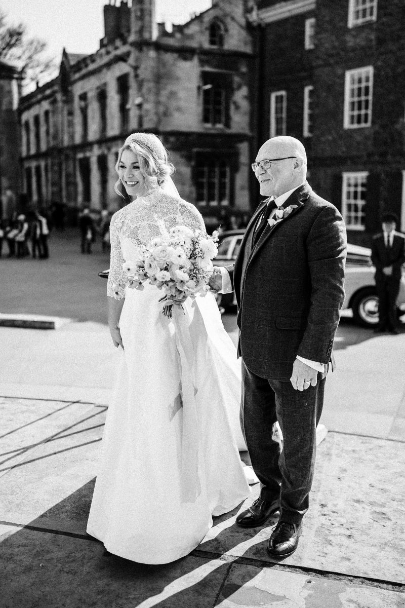Walking down the aisle wedding photo idea